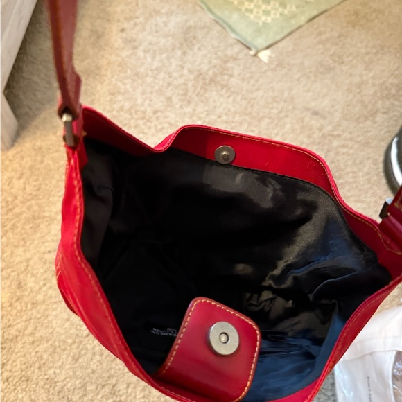 Vintage Ralph Lauren Purse Red Polo Jeans Co Sequin American Flag - Picture 11 of 13